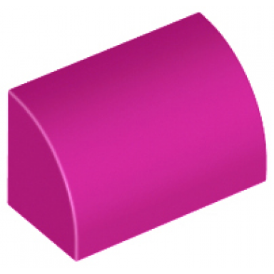 magenta slope curved 1 x 2