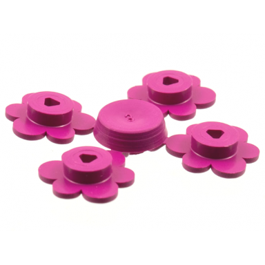 magenta plant flower small 4 on sprue