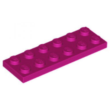 magenta plate 2 x 6