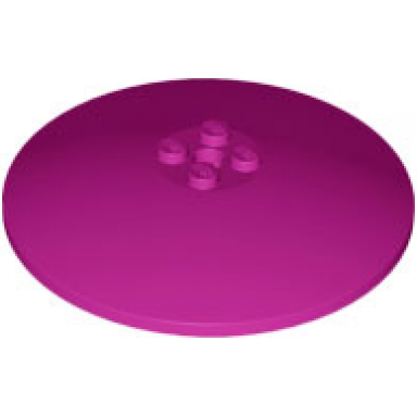 magenta dish 8 x 8 inverted radar - solid studs