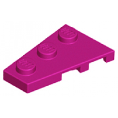 magenta wedge plate 3 x 2 left