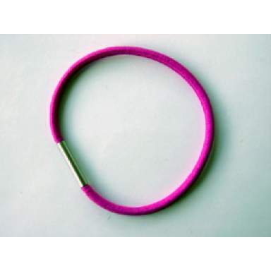 magenta clikits hair accessory elastic tie 6 x 6 with 13mm metal band