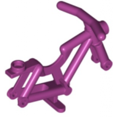 magenta bicycle frame