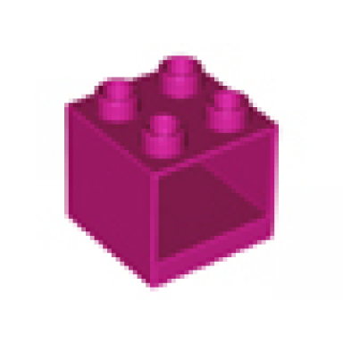 magenta duplo furniture cabinet 2 x 2 x 1 1 2