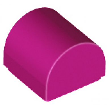 magenta slope curved 1 x 1 x 2 3 double
