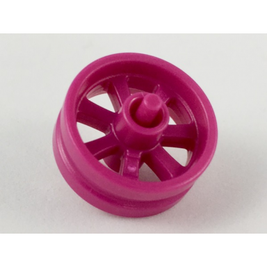 magenta wheel 15mm d x 6mm city motorcycle