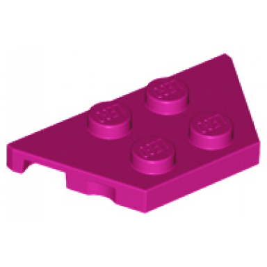 magenta wedge plate 2 x 4