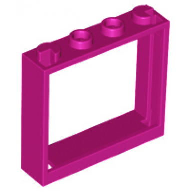 magenta window 1 x 4 x 3 - no shutter tabs