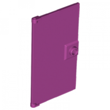 magenta door 1 x 4 x 6 with stud handle
