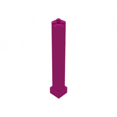 magenta support 2 x 2 x 11 solid pillar