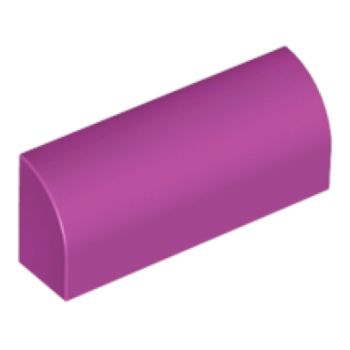 magenta slope curved 1 x 4 x 1 1 3