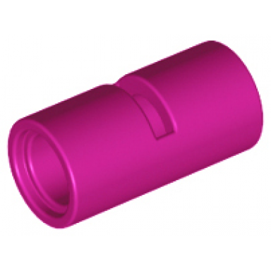 magenta technic pin connector round 2l with slot pin joiner round
