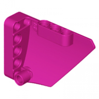 magenta technic panel fairing 13 large short smooth side a