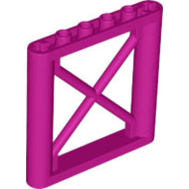 magenta support 1 x 6 x 5 girder rectangular