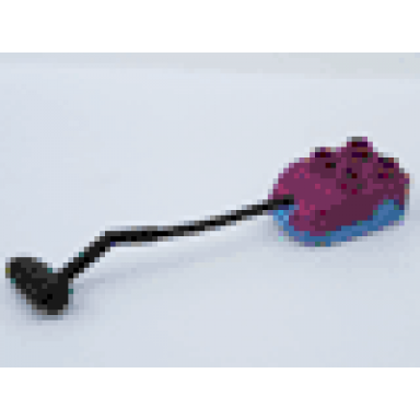 magenta duplo utensil vacuum cleaner with contrasting base