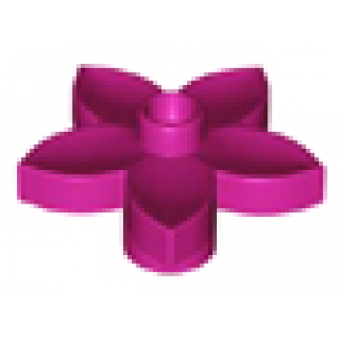 magenta duplo plant flower with stud