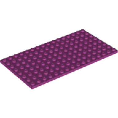 magenta plate 8 x 16