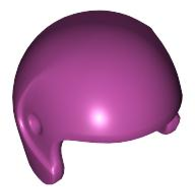 magenta minifigure headgear helmet sports flight