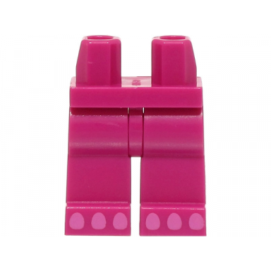 magenta hips and legs with 6 dark pink toes pattern bam