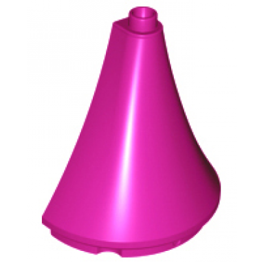 magenta duplo roof spire half 4.5 x 2 x 4