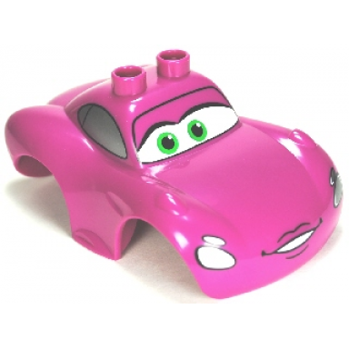 magenta duplo car body 2 top studs sports coupe wide with cars holley shiftwell pattern