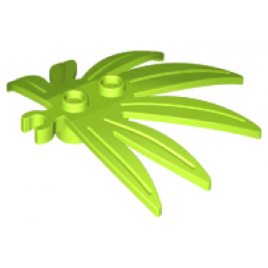lime plant leaves 6 x 5 swordleaf with open o clip thick