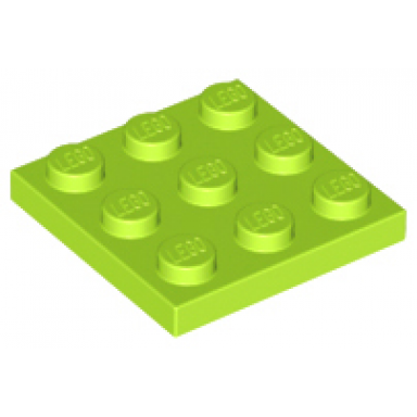 lime plate 3 x 3