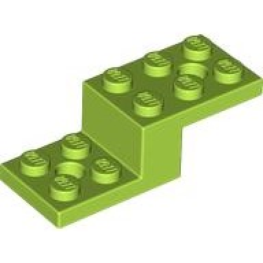 lime bracket 5 x 2 x 1 1 3 with 2 holes and bottom tube