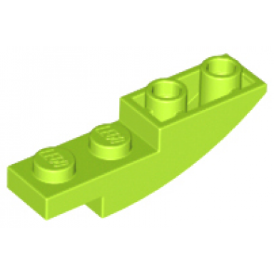 lime slope curved 4 x 1 inverted