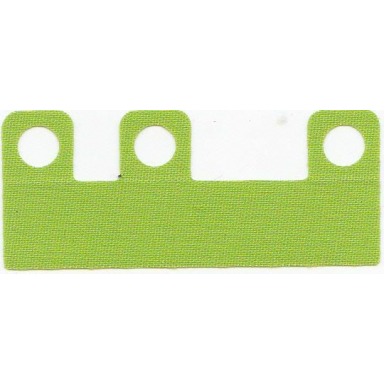 lime minifigure skirt cloth length 10mm