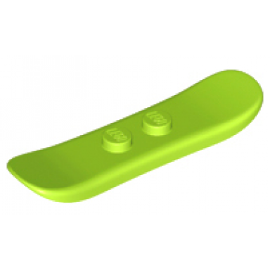 lime minifigure utensil snowboard small