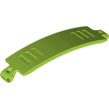 lime technic panel curved 3 x 13