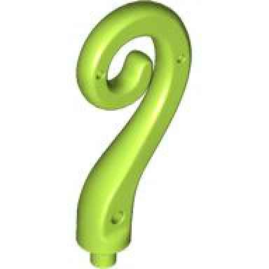 lime plant grass stem horn spiral curve