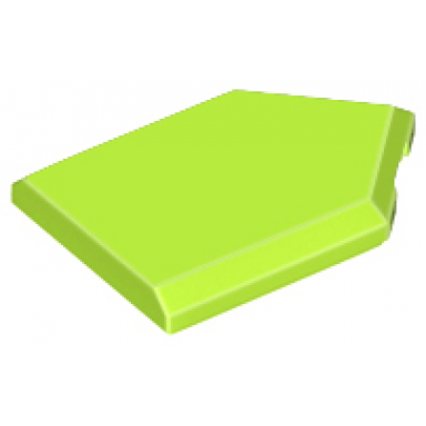 lime tile modified 2 x 3 pentagonal
