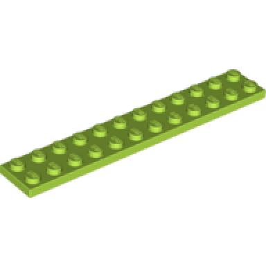 lime plate 2 x 12