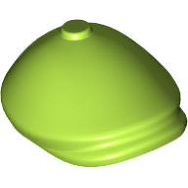 lime minifigure headgear hat flat cap
