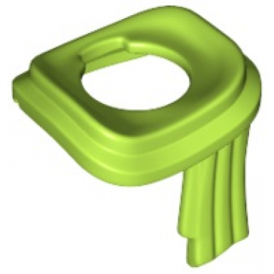 lime minifigure scarf long wrapped