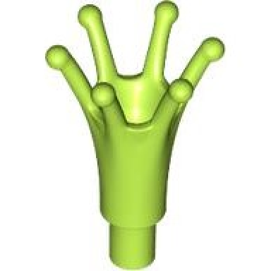 lime minifigure crown with bar