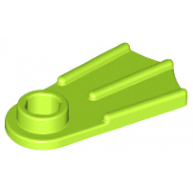 lime minifigure footgear flipper