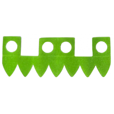 lime minifigure skirt cloth short 7 points