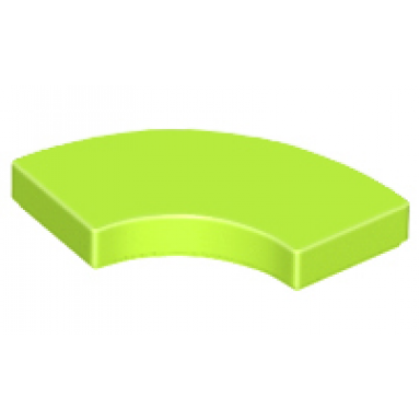 lime tile round corner 2 x 2 macaroni