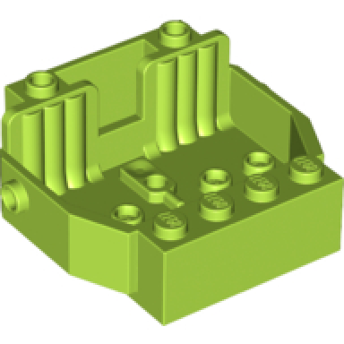 lime vehicle base 6 x 5 x 2 with 2 seats