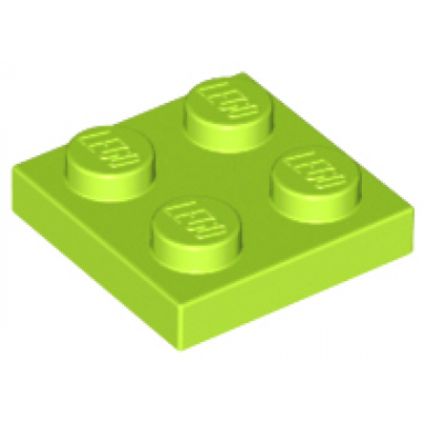 lime plate 2 x 2