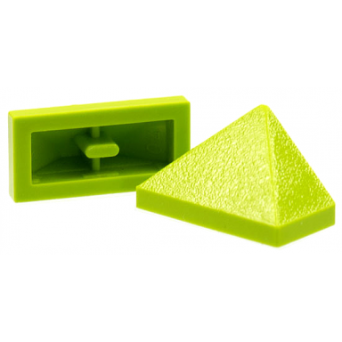 lime slope 45 2 x 1 triple with inside bar
