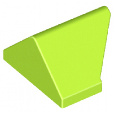 lime slope 45 2 x 1 double inverted with bottom stud holder