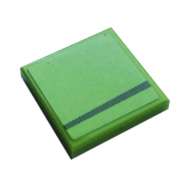 lime tile 2 x 2 with gray stripe pattern model left side sticker - set 76899