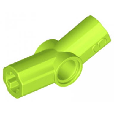 lime technic axle and pin connector angled 3 - 157.5 degrees