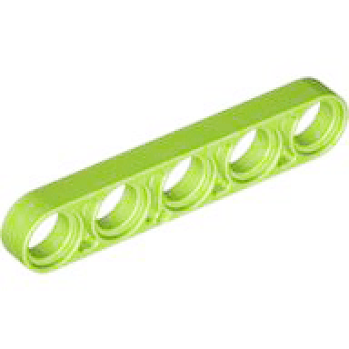 lime technic liftarm thin 1 x 5