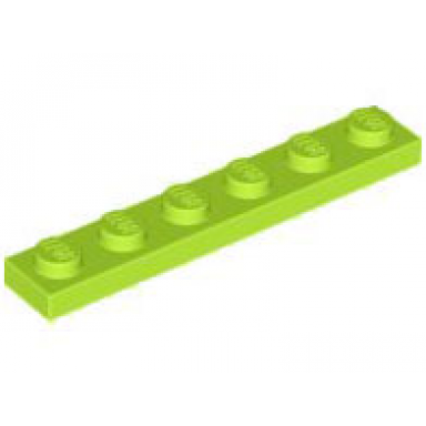 lime plate 1 x 6