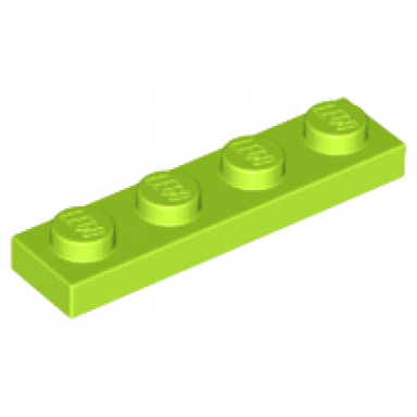 lime plate 1 x 4